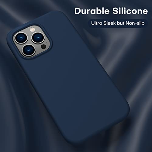 Durable Silicone for iPhone 13 Pro Max with Glass Screen Protectors