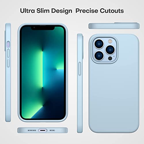 Durable Silicone for iPhone 13 Pro Max with Glass Screen Protectors