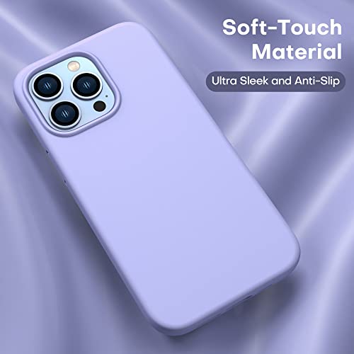 Durable Silicone for iPhone 13 Pro Max with Glass Screen Protectors