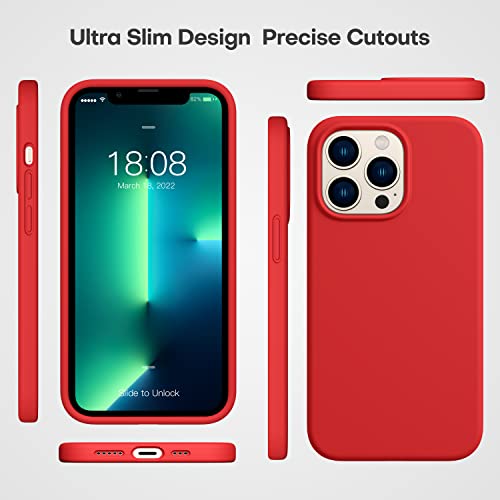 Durable Silicone for iPhone 13 Pro Max with Glass Screen Protectors