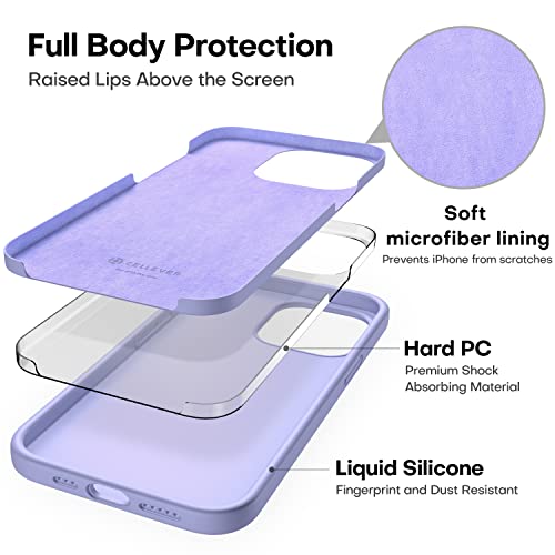 Durable Silicone for iPhone 13 Pro Max with Glass Screen Protectors