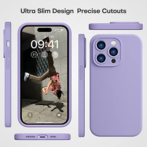 Durable Silicone Case for iPhone 14 Pro Max with Camera Cover