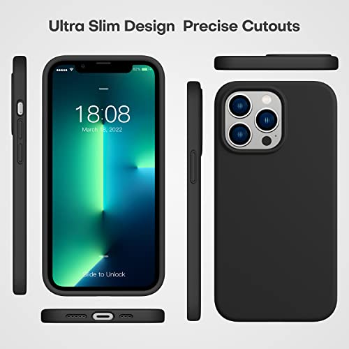 Durable Silicone for iPhone 13 Pro Max with Glass Screen Protectors