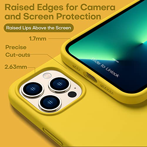 Durable Silicone for iPhone 13 Pro Max with Glass Screen Protectors