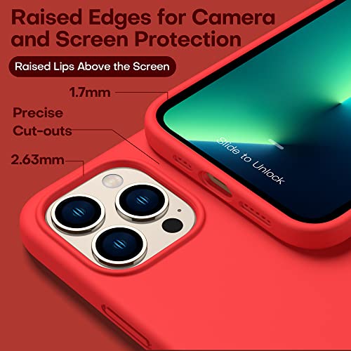 Durable Silicone for iPhone 13 Pro Max with Glass Screen Protectors