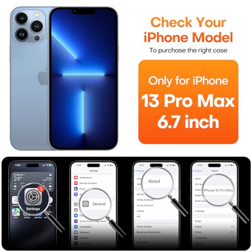 Durable Silicone for iPhone 13 Pro Max with Glass Screen Protectors