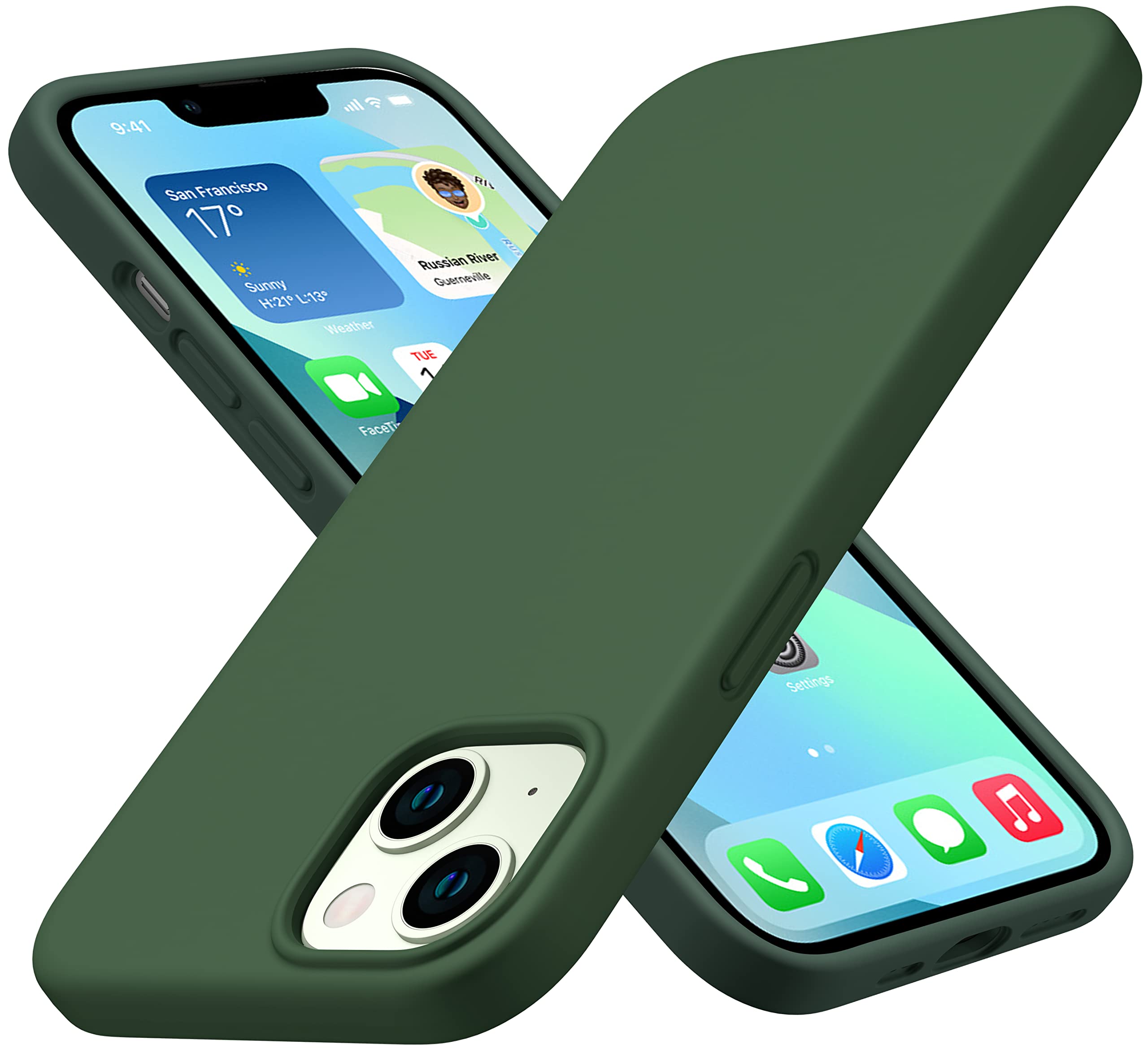 Durable Silicone Case for iPhone 13