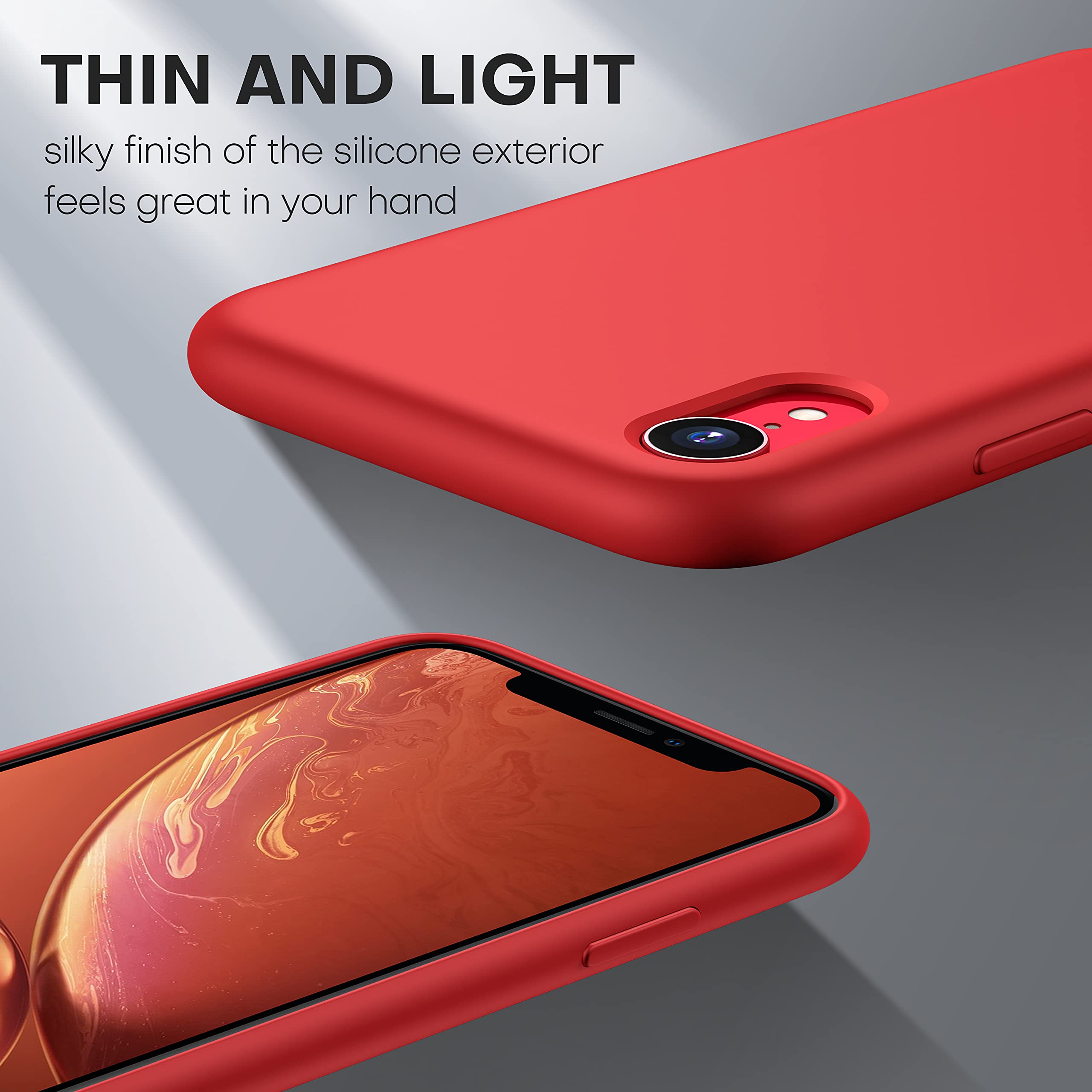 Durable Silicone Case for iPhone XR