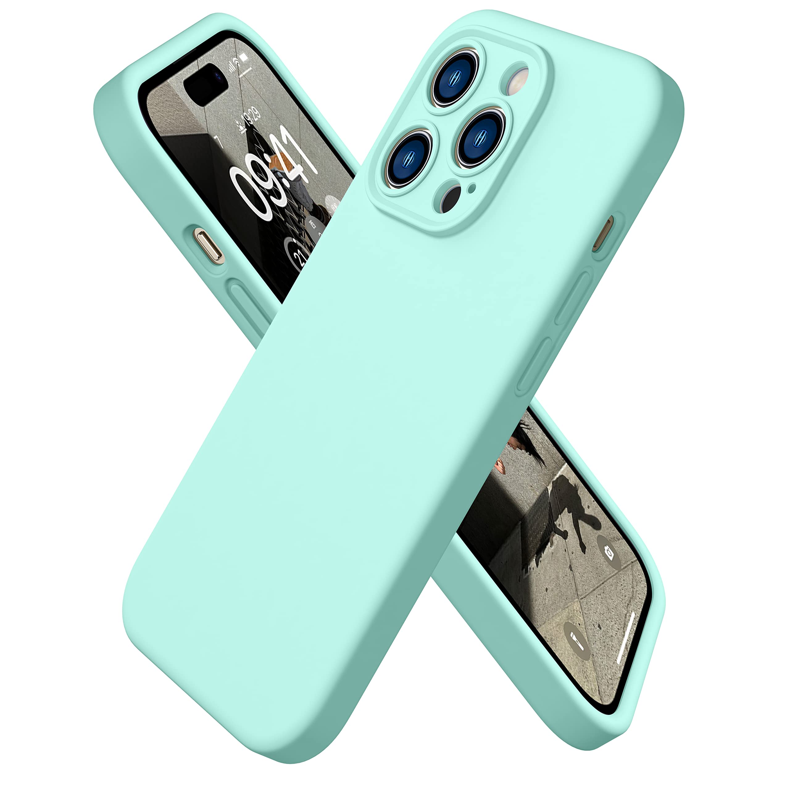 Durable Silicone Case for iPhone 14 Pro Max with Camera Cover