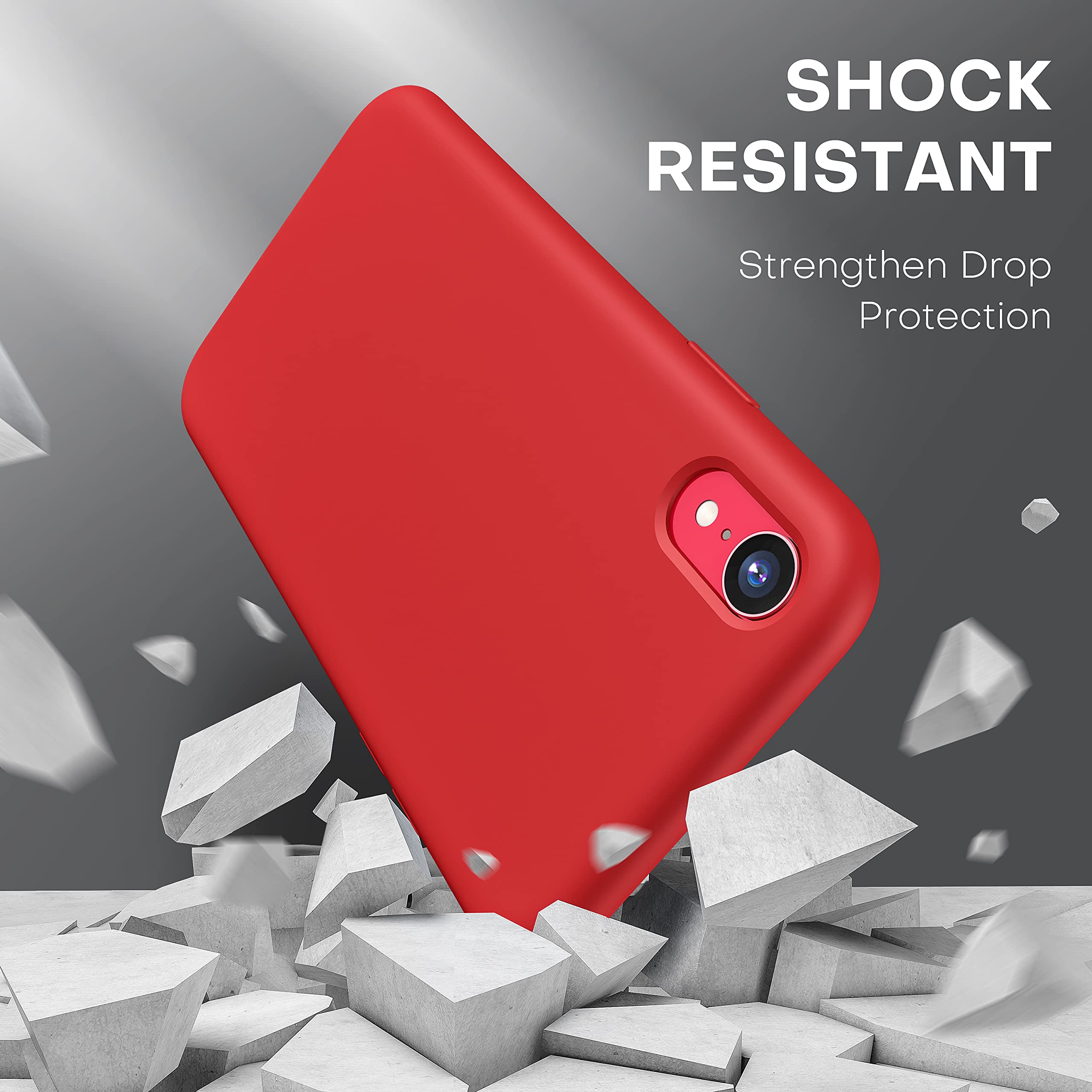 Durable Silicone Case for iPhone XR