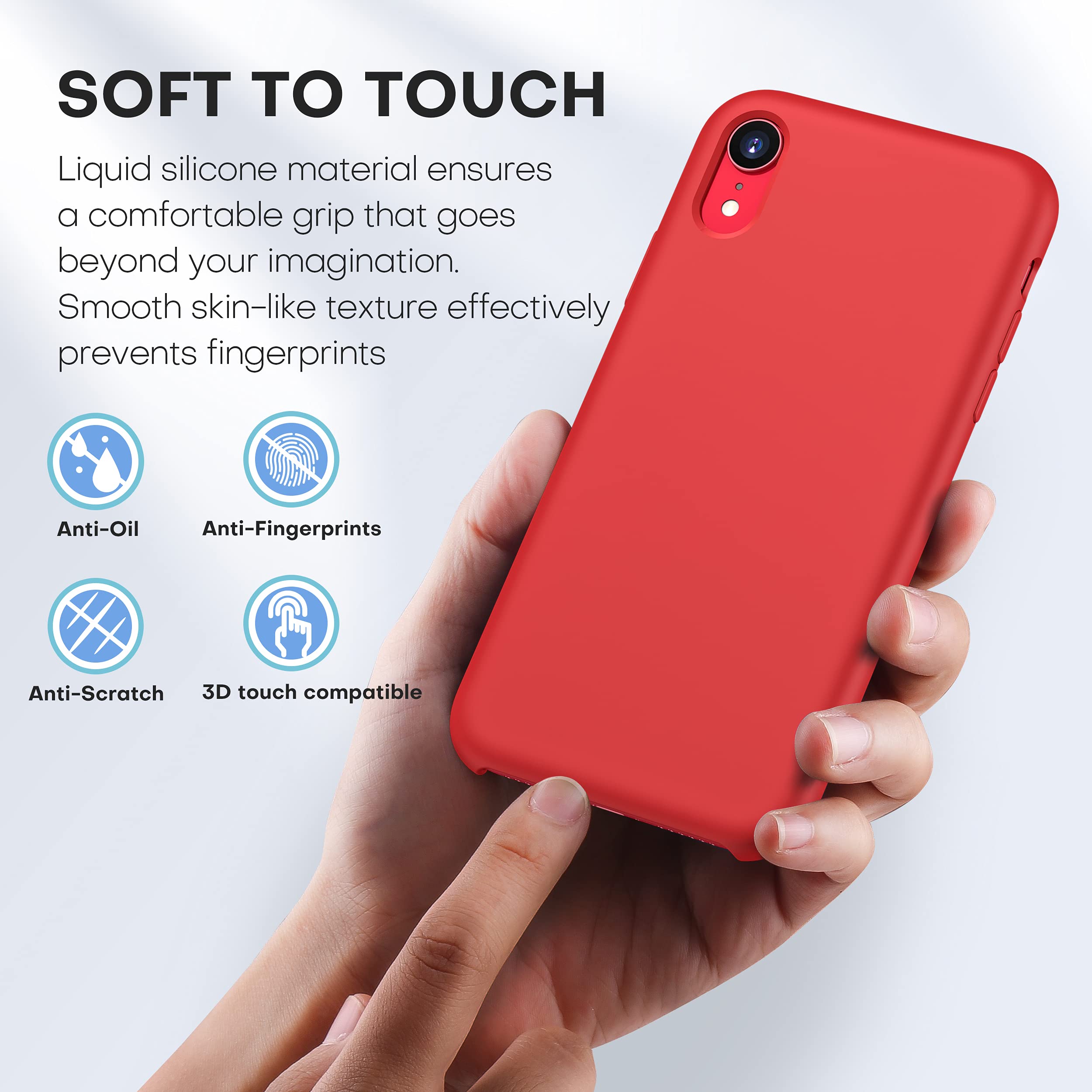 Durable Silicone Case for iPhone XR