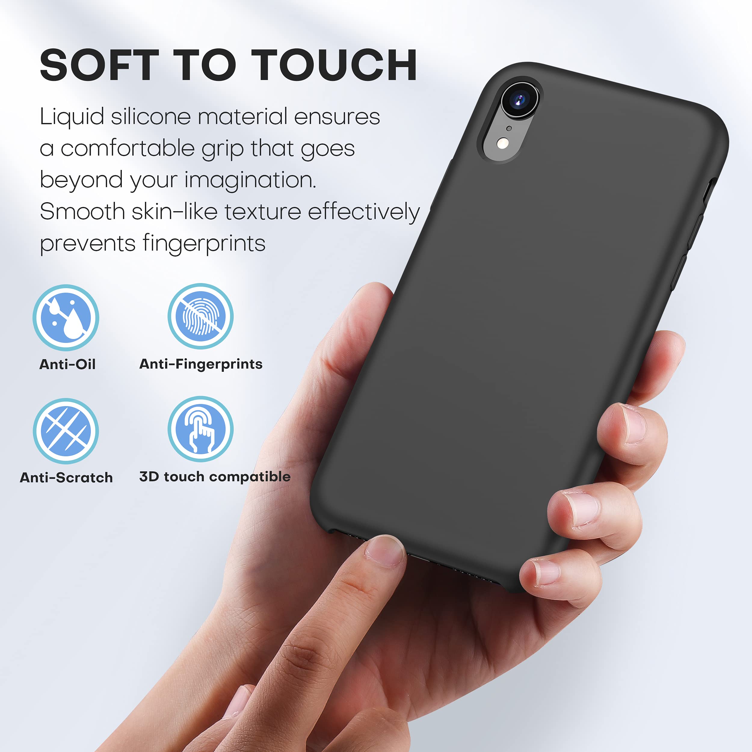 Durable Silicone Case for iPhone XR