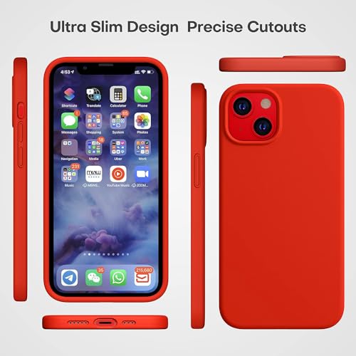 Durable Silicone Case for iPhone 13