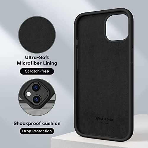 Durable Silicone Case for iPhone 13 with Glass Screen Protectors