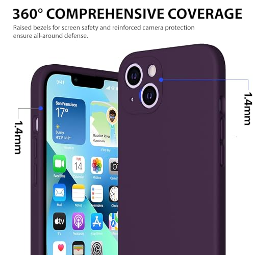 Durable Silicone Case for iPhone 13 with Camera Cover