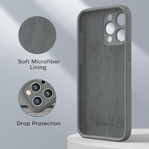 Magnetic Silicone Case for iPhone 15 Pro [Compatible with MagSafe] with Kickstand