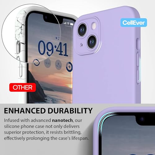 Durable Silicone Case for iPhone 14 Plus with Camera Cover