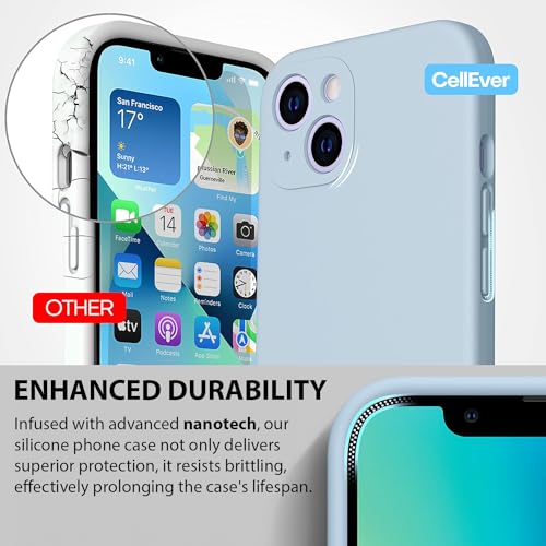 Durable Silicone Case for iPhone 13 with Camera Cover