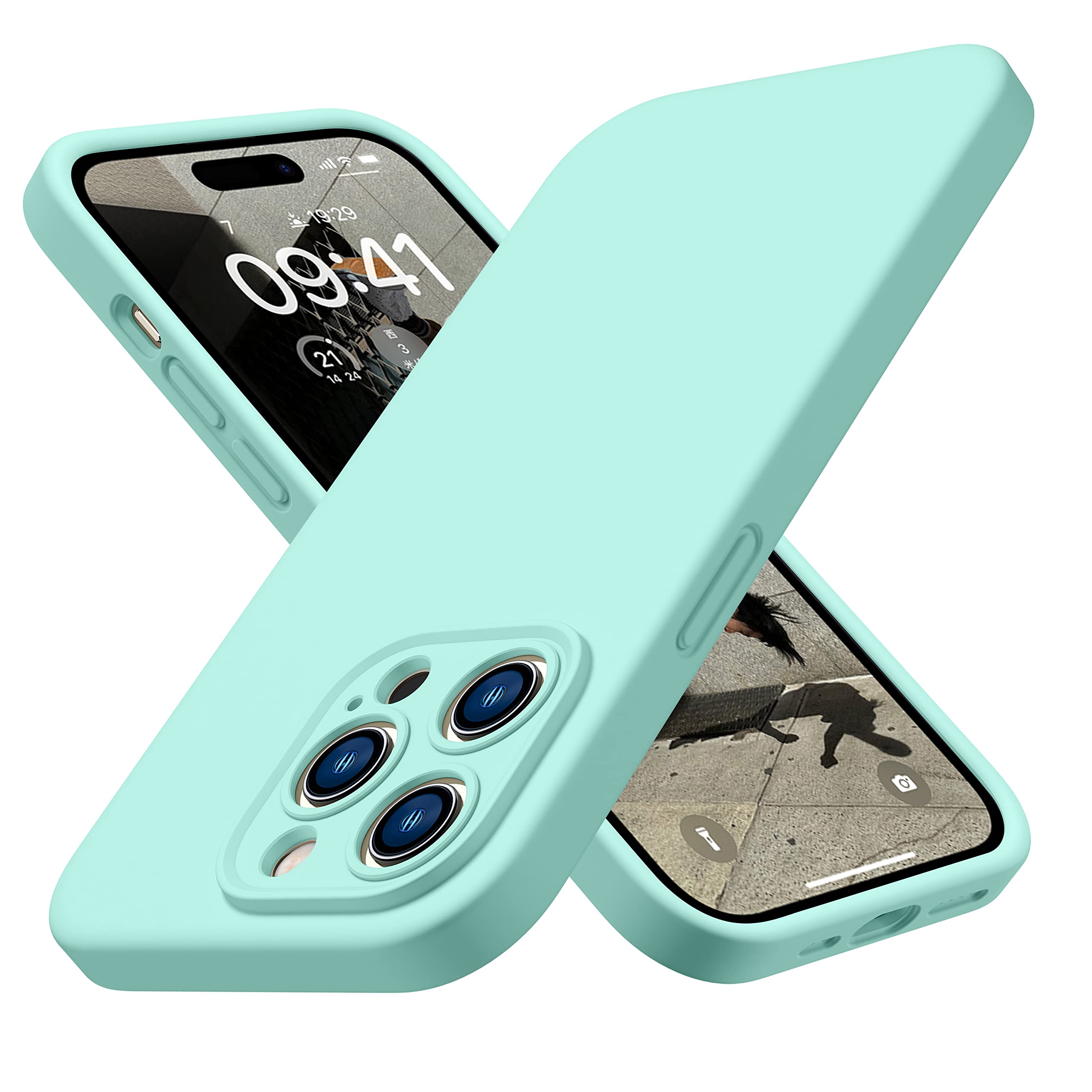 Durable Silicone Case for iPhone 14 Pro Max with Camera Cover