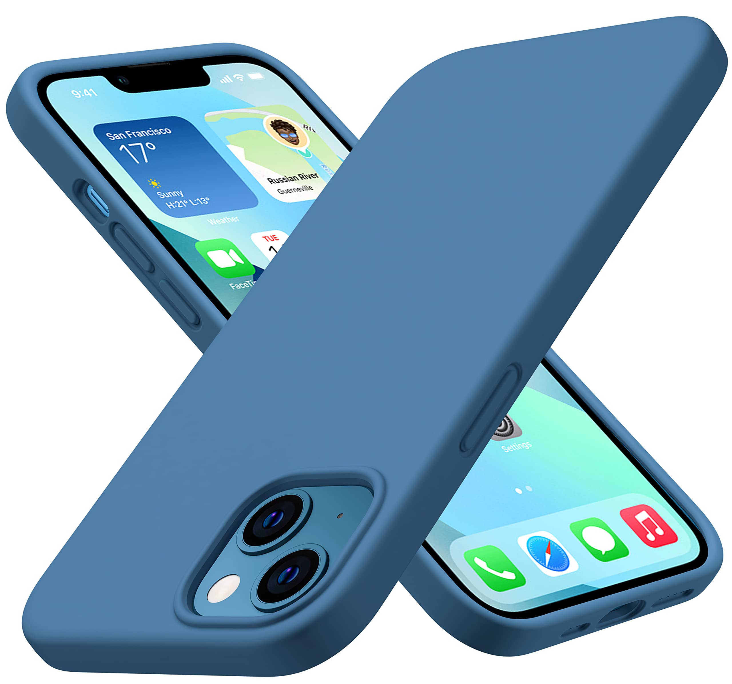 Durable Silicone Case for iPhone 13