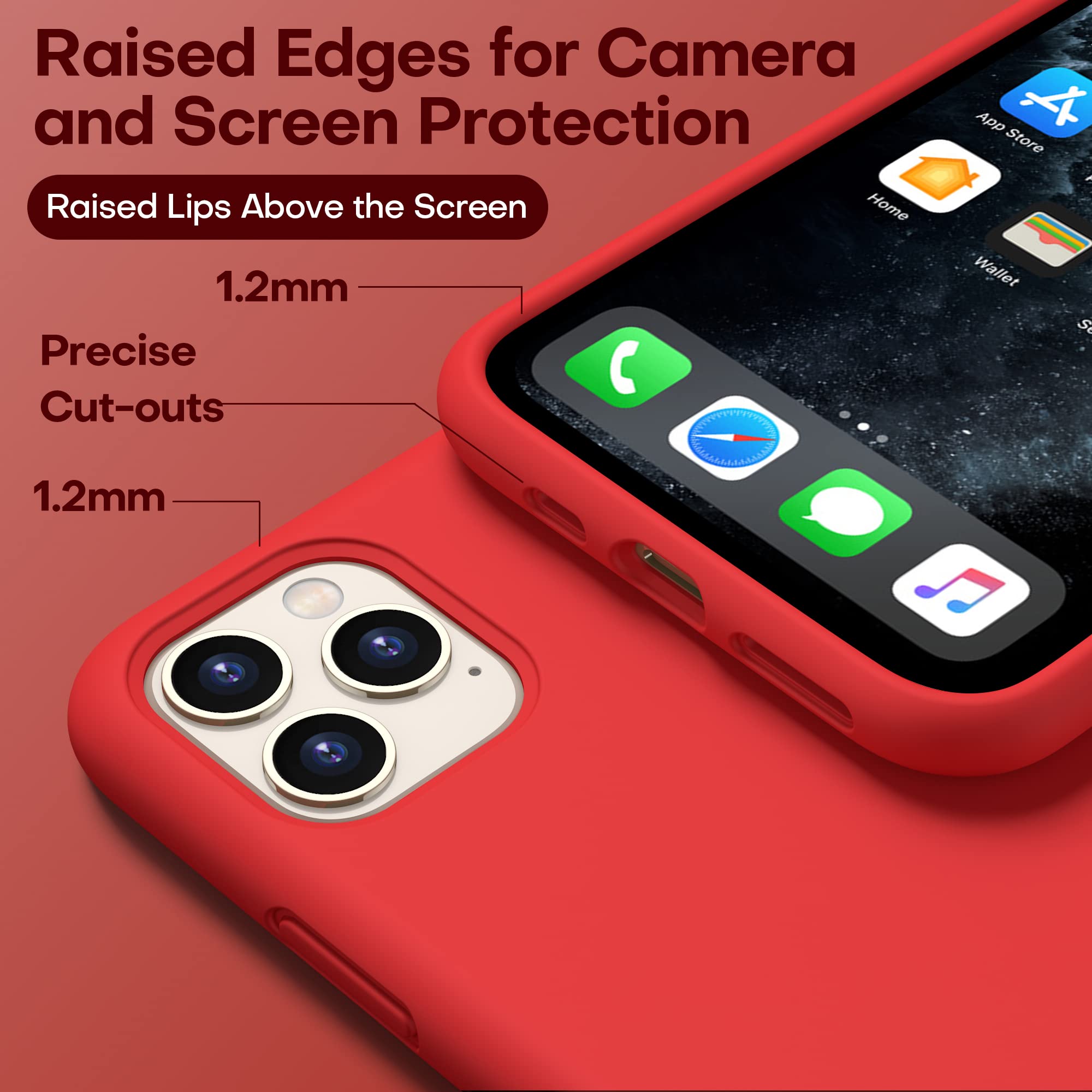 Durable Silicone Case for iPhone 11 Pro