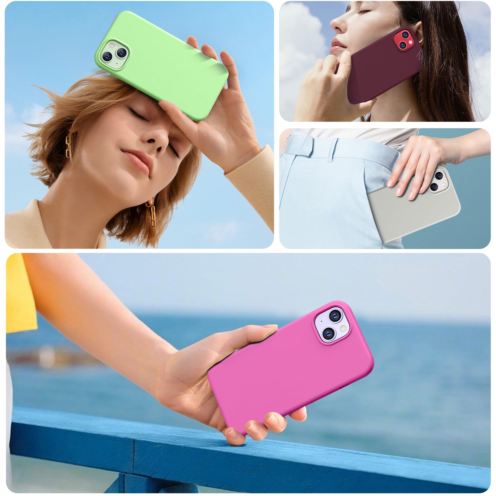 Durable Silicone Case for iPhone 13