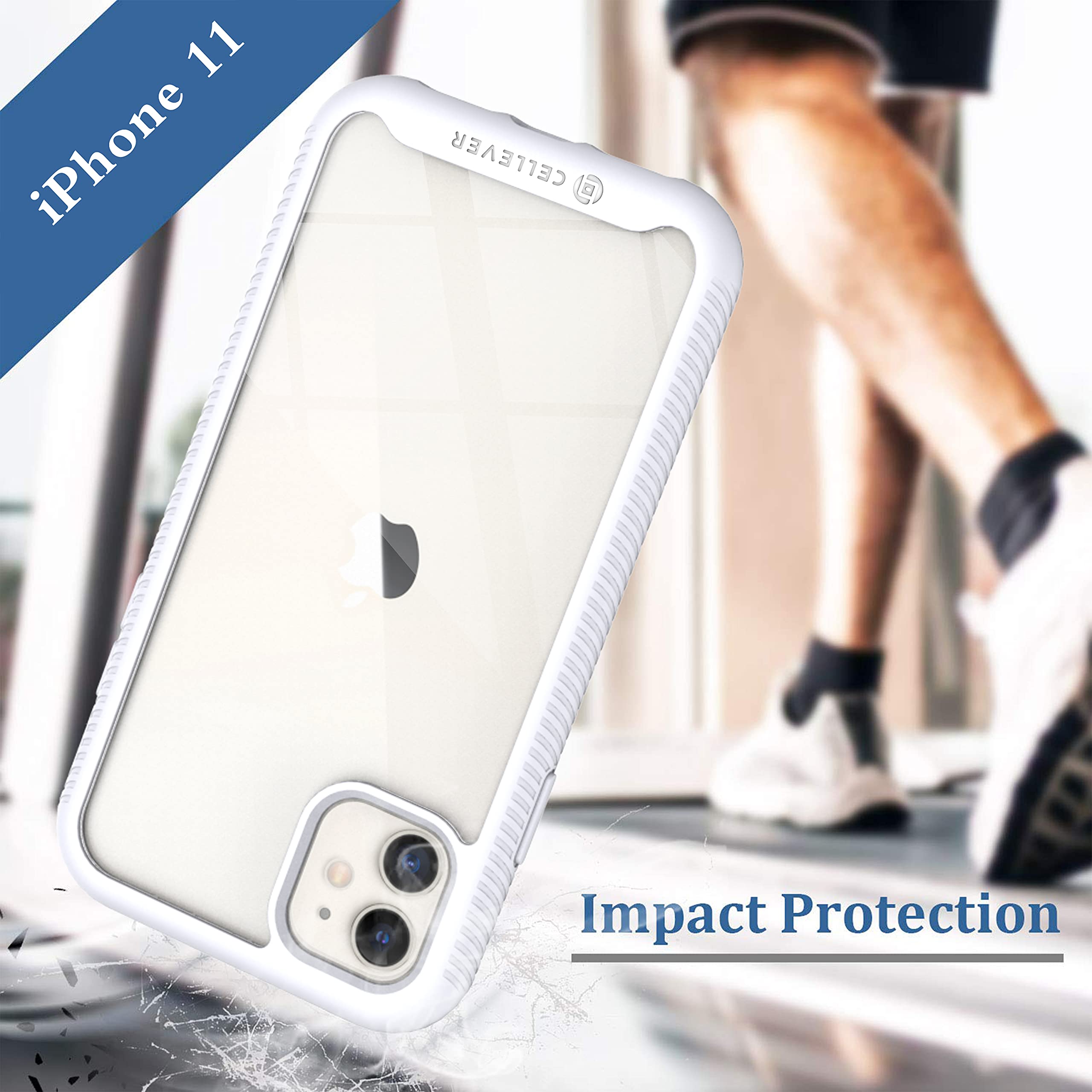 CellEver Clear Full Body Case for iPhone 11