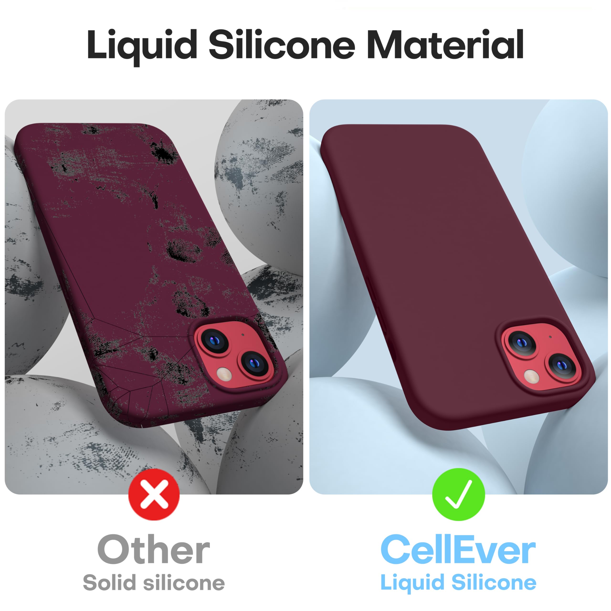 Durable Silicone Case for iPhone 13