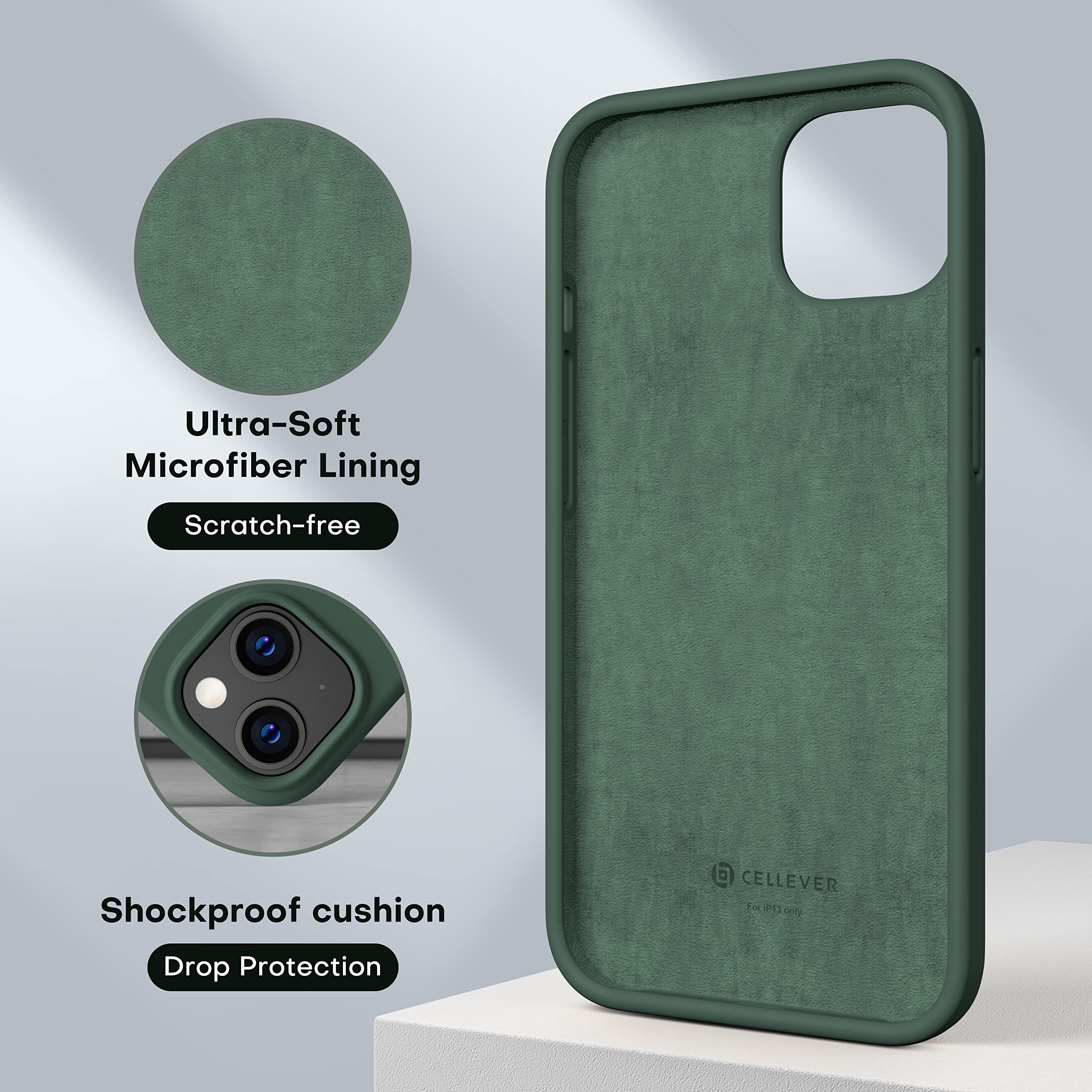 Durable Silicone Case for iPhone 13