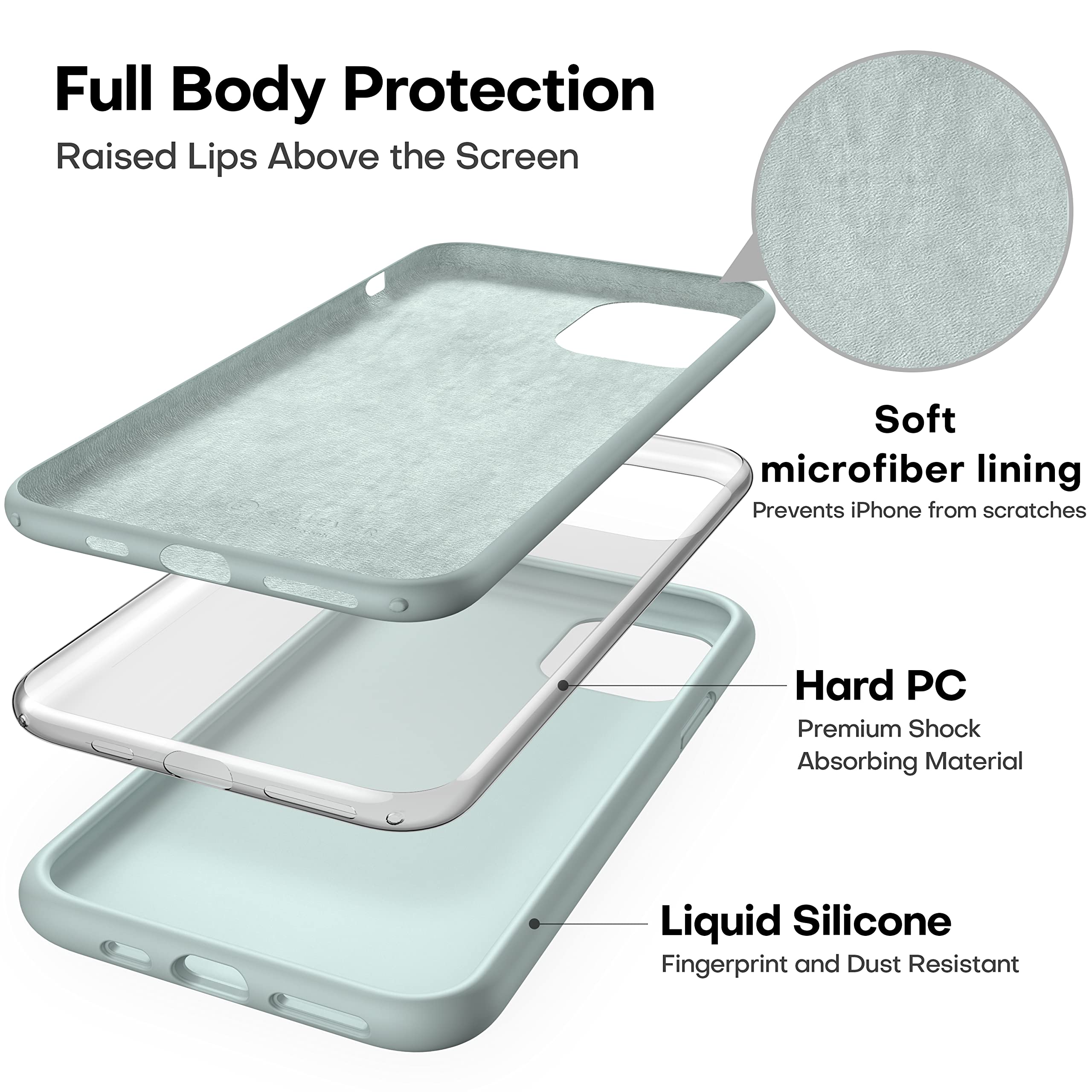 Durable Silicone Case for iPhone 11 Pro