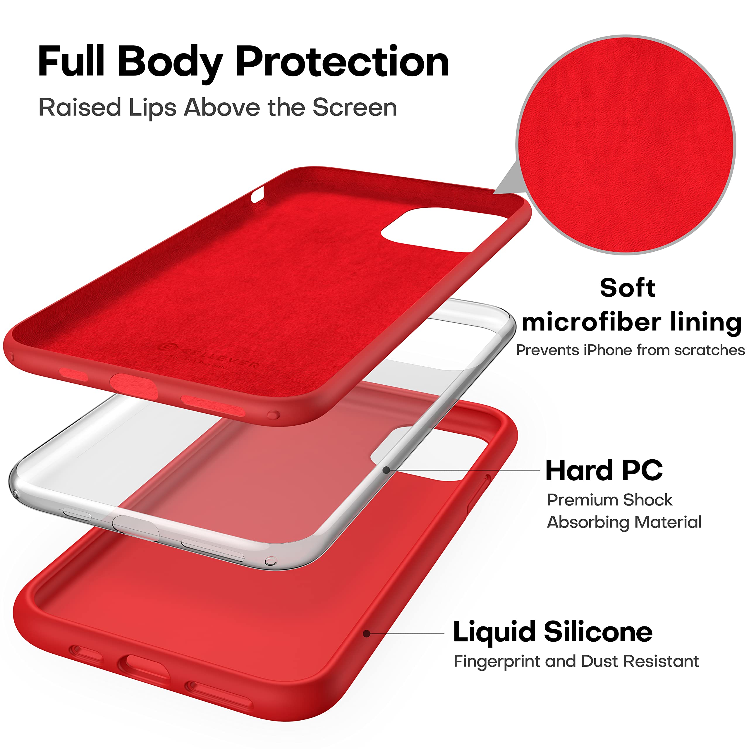 Durable Silicone Case for iPhone 11 Pro