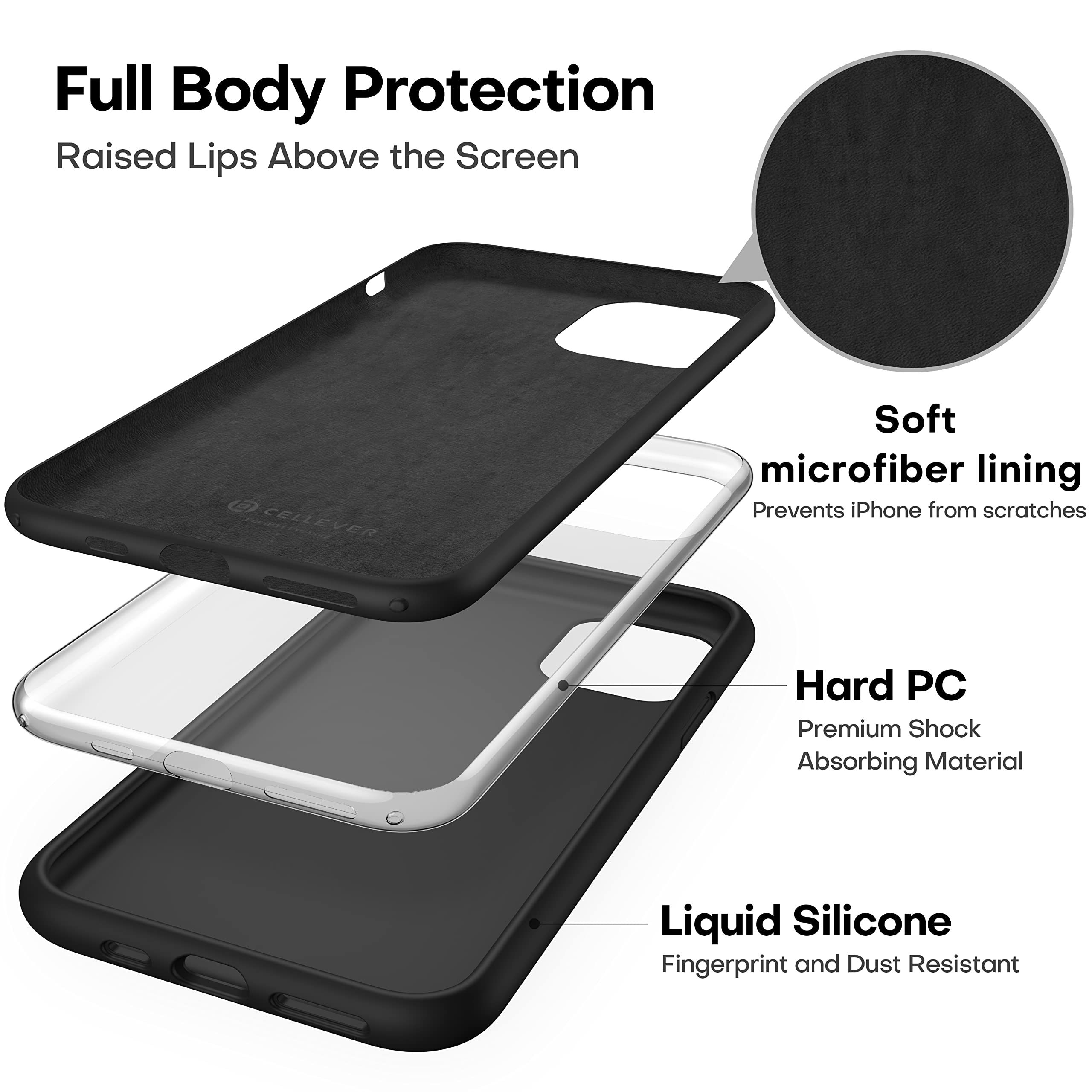 Durable Silicone Case for iPhone 11 Pro