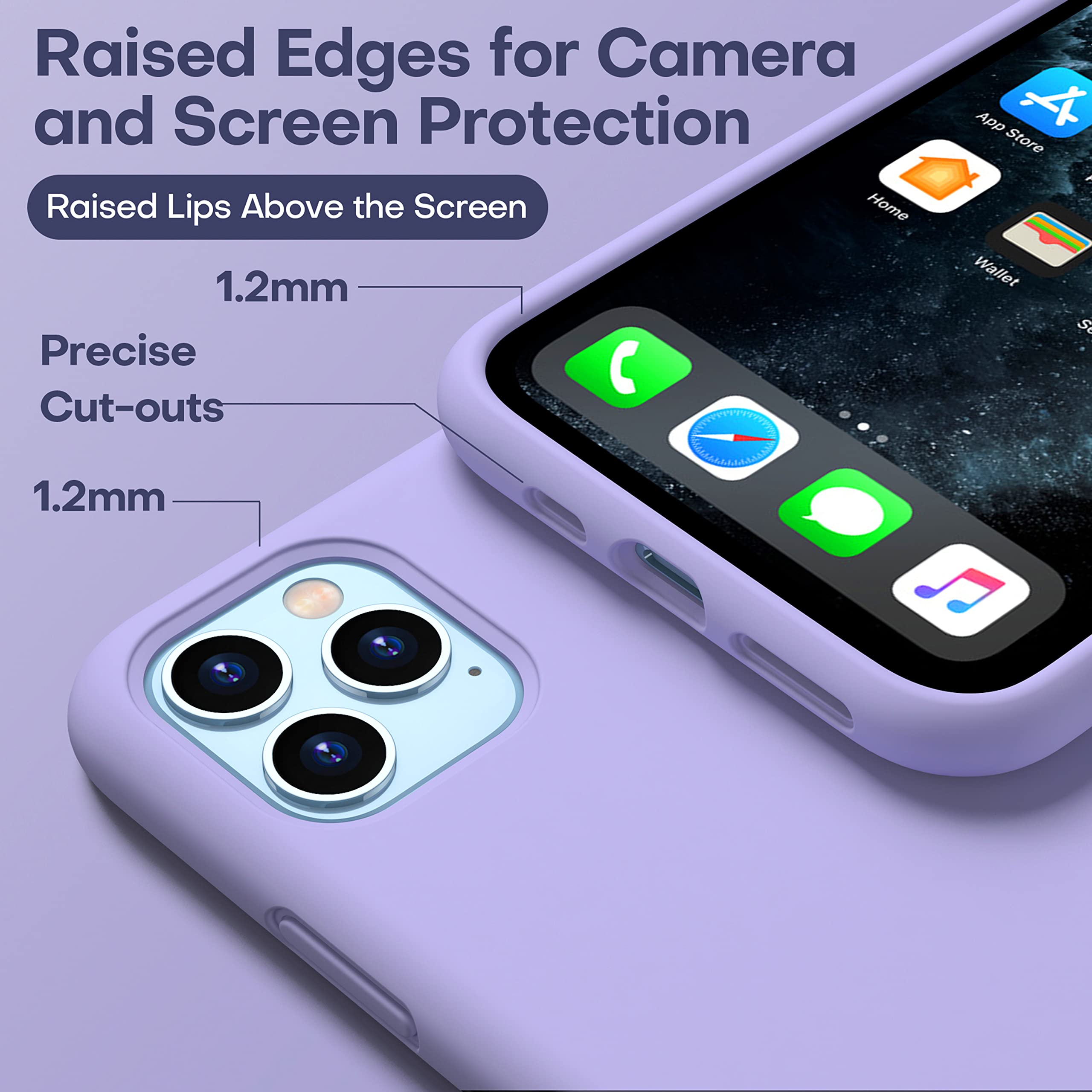 Durable Silicone Case for iPhone 11 Pro