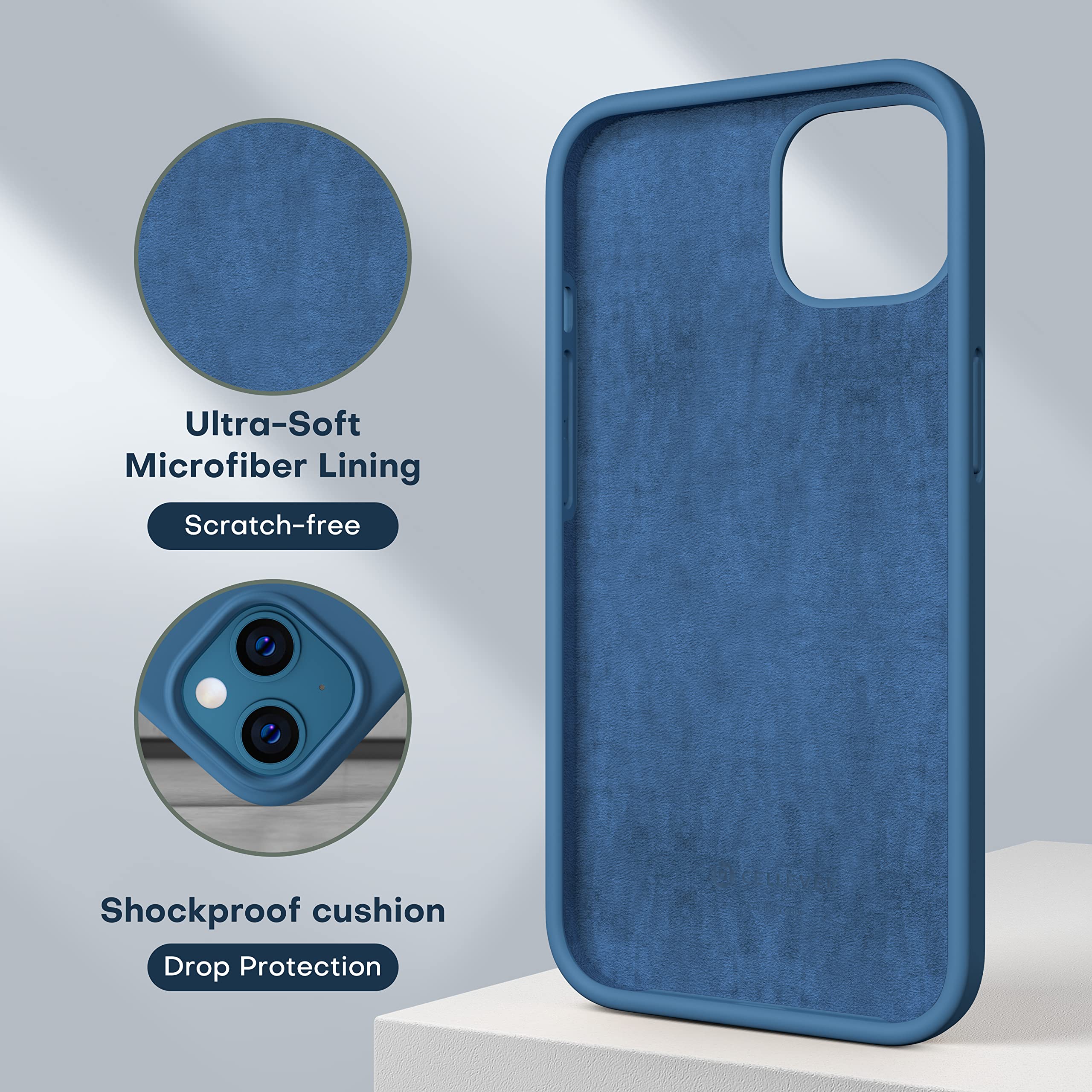 Durable Silicone Case for iPhone 13